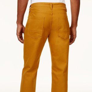Sean John Mens Gold-Tone Pants, Inca Gold